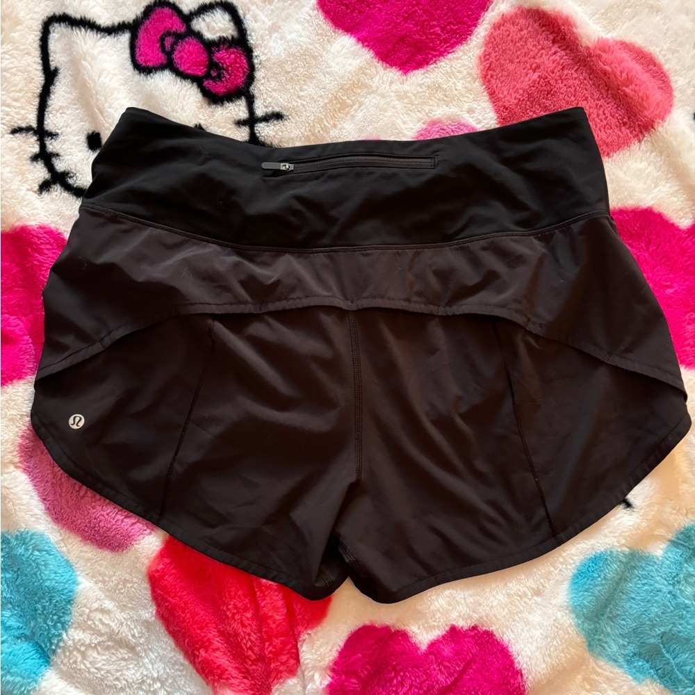 Lululemon Women's Black Speed Up Shorts